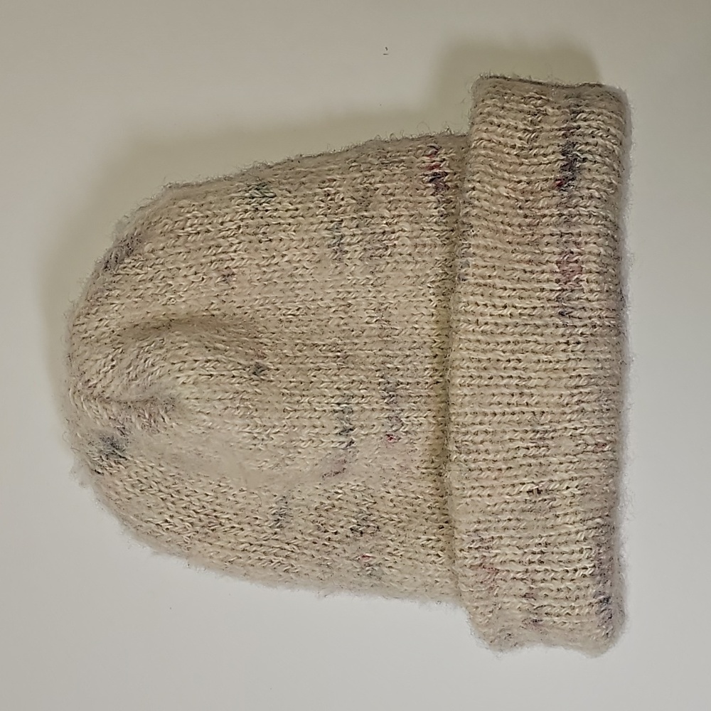 Vintage Wigwam Hat Beanie Cap Pure Virgin Wool Knit Winter Ski Warm Cozy USA